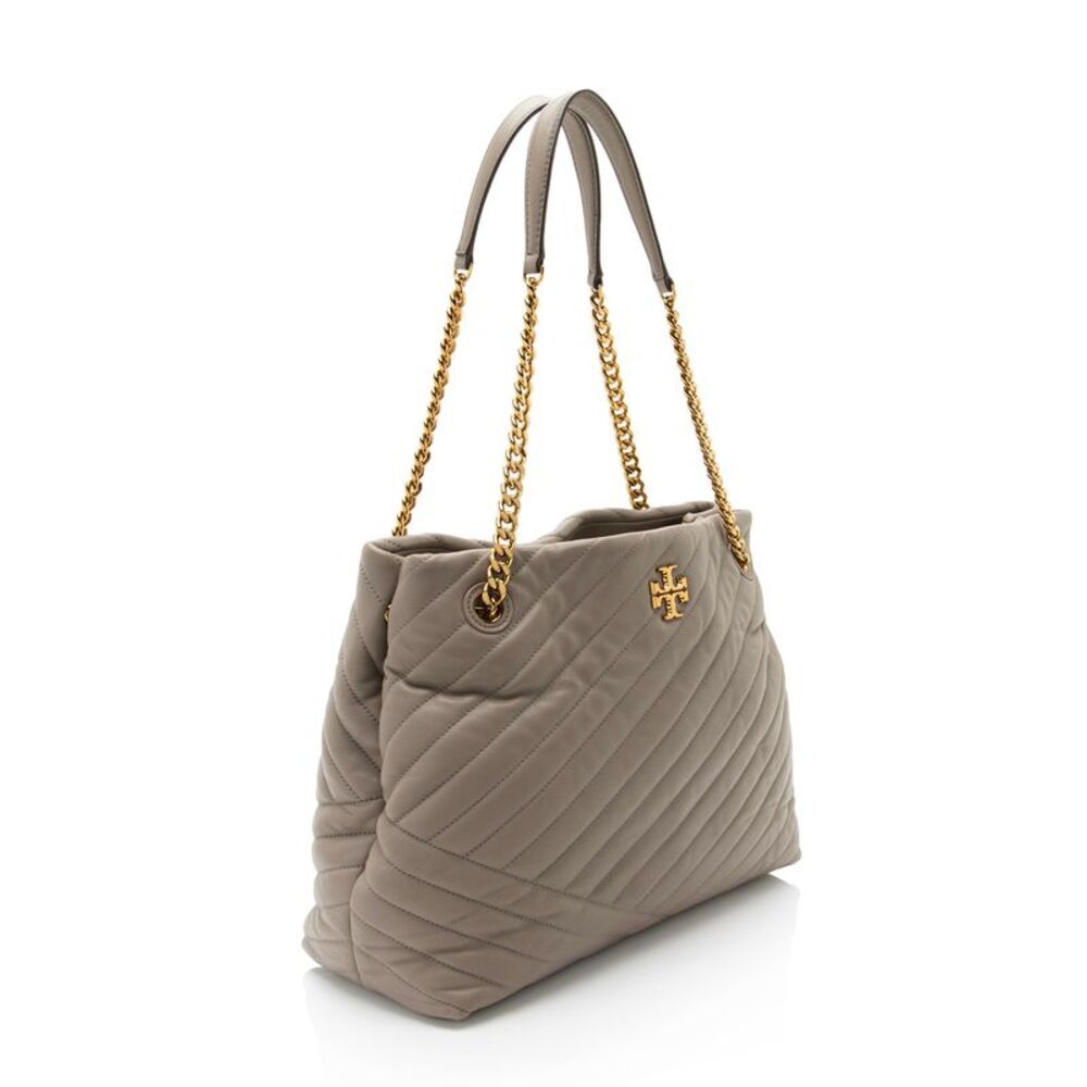 Tory Burch Chevron Leather Kira Tote - Picture 2 of 15